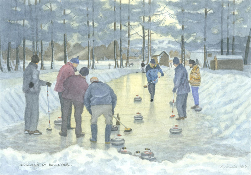 Curling at Ballater
